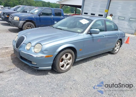 2002 Jaguar S-Type из США, поврежденный, VIN SAJDA01N12FM43719